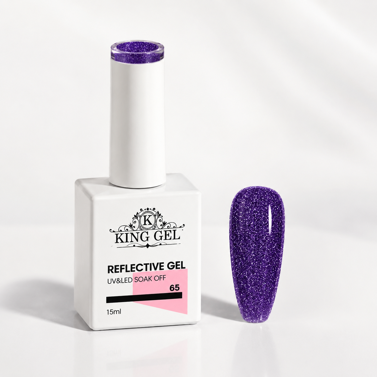 60 colors Reflective gel Collection - KingGel Brand