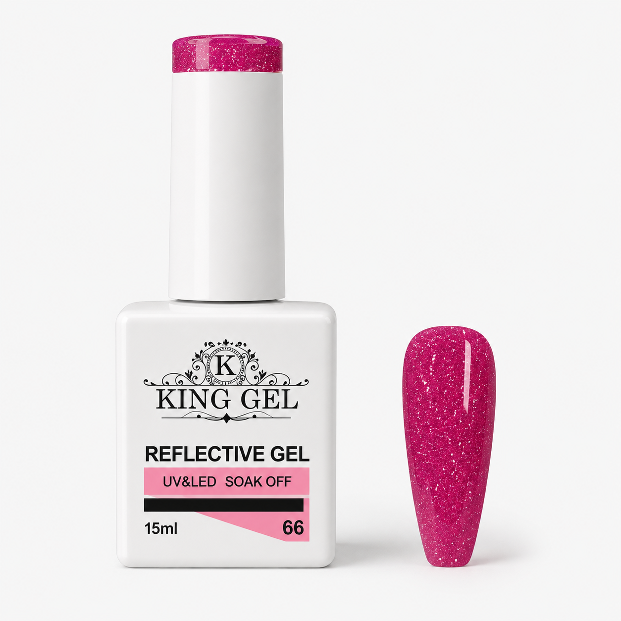 60 colors Reflective gel Collection - KingGel Brand