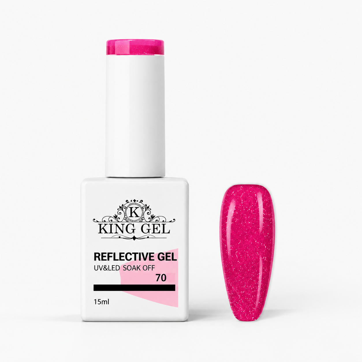 60 colors Reflective gel Collection - KingGel Brand