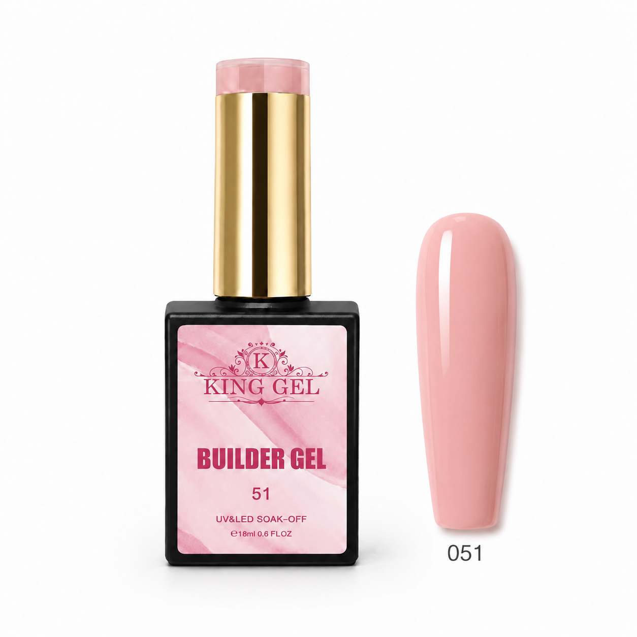 72 colors Hema Free Builder Gel Collection - KingGel