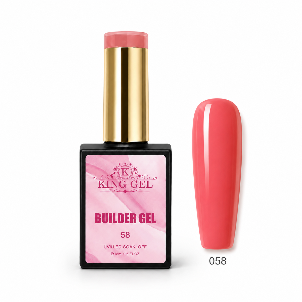 72 colors Hema Free Builder Gel Collection - KingGel