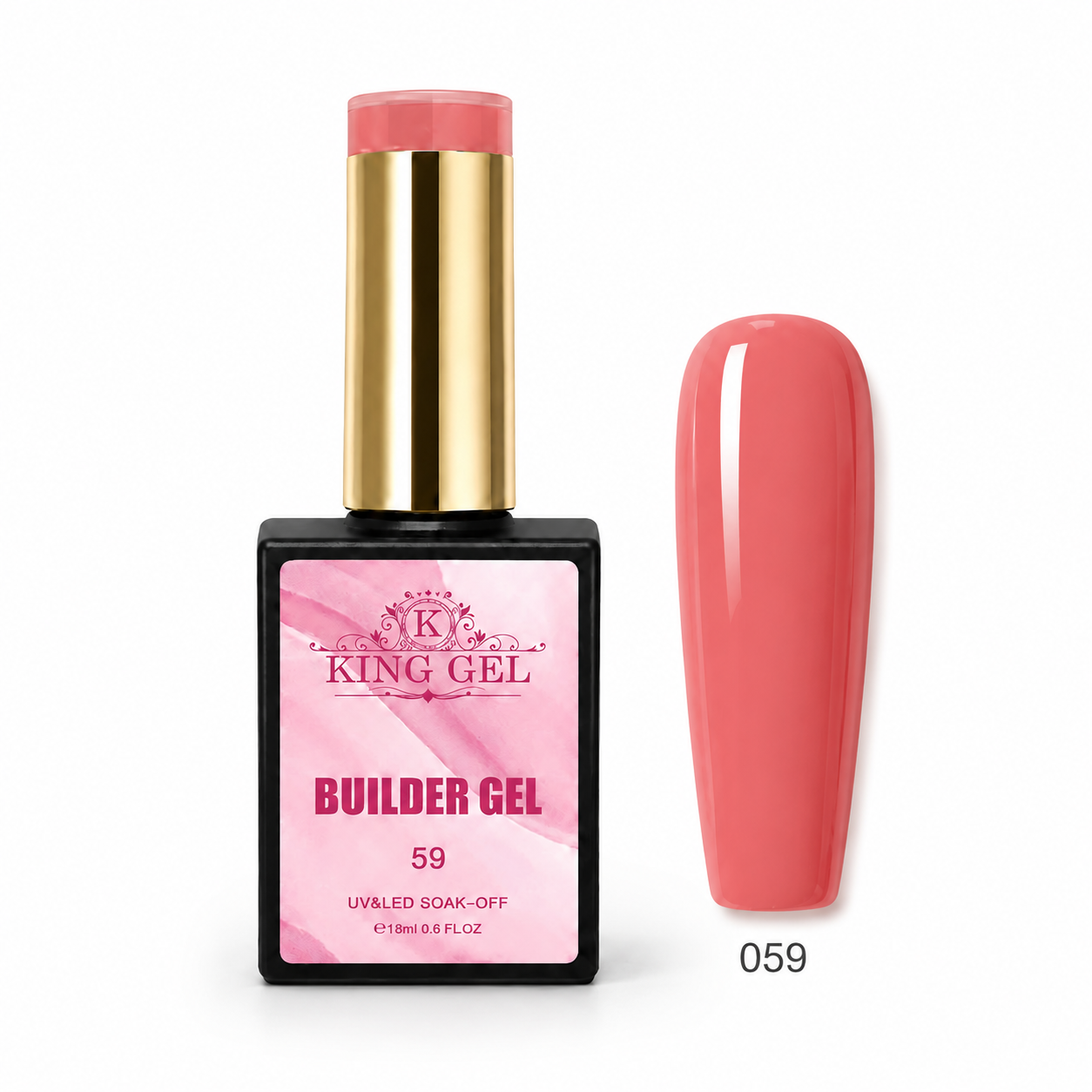 72 colors Hema Free Builder Gel Collection - KingGel