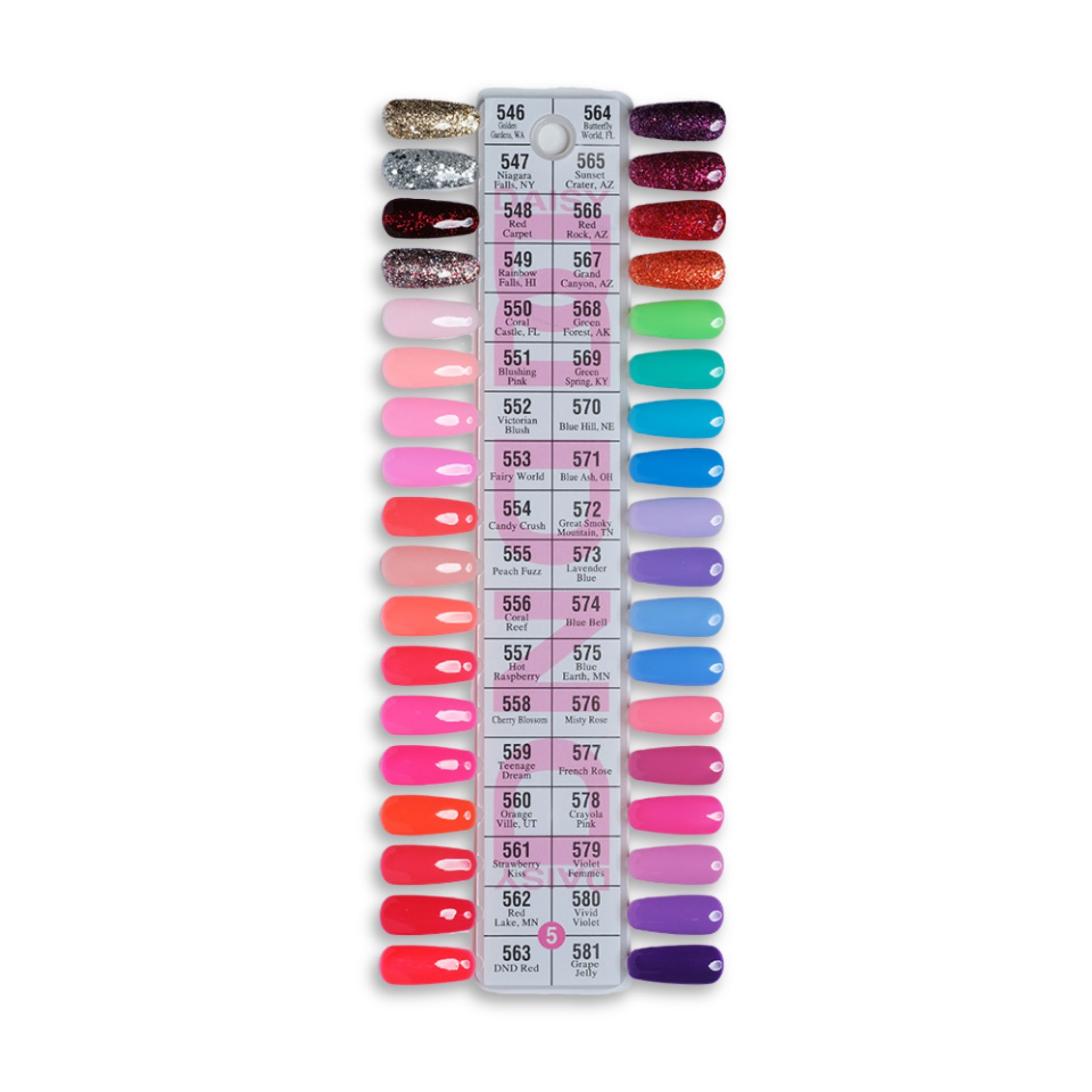 DnD Collection – Full 36 Colors Set - 546 - 581 collection - Swatch #5