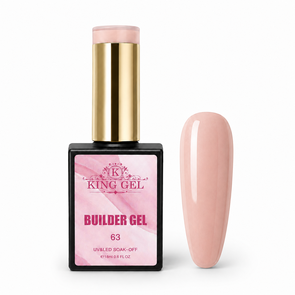 72 colors Hema Free Builder Gel Collection - KingGel