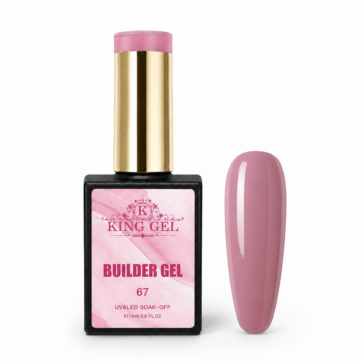 72 colors Hema Free Builder Gel Collection - KingGel