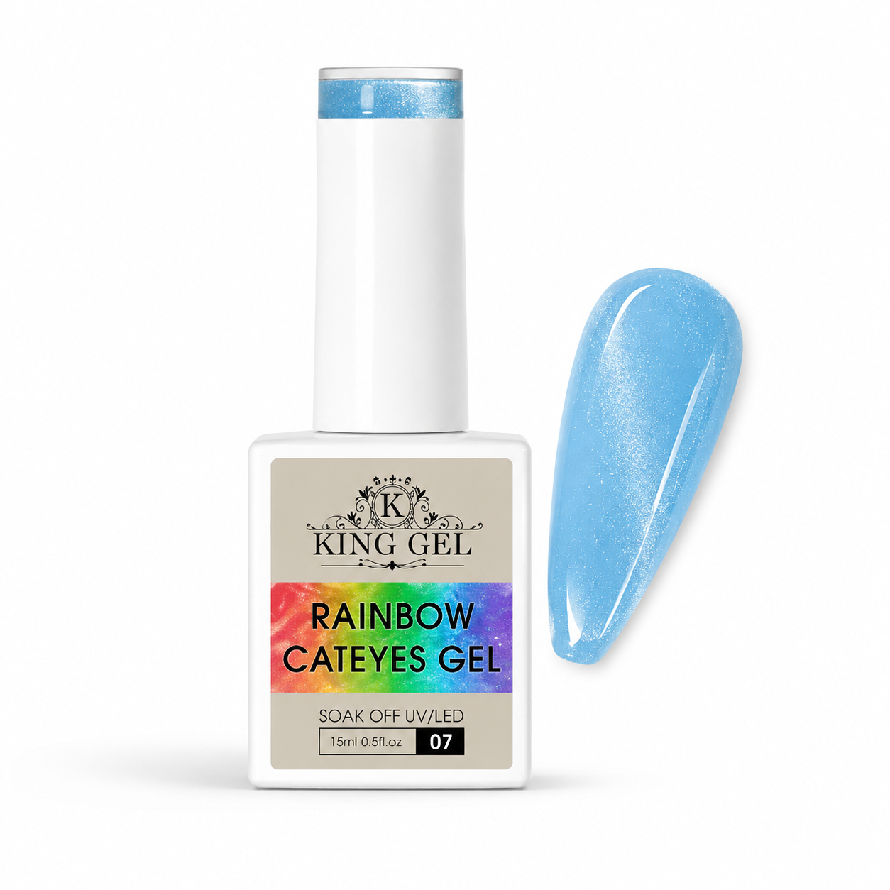 48 colors Rainbow Cateyes Collection - KingGel