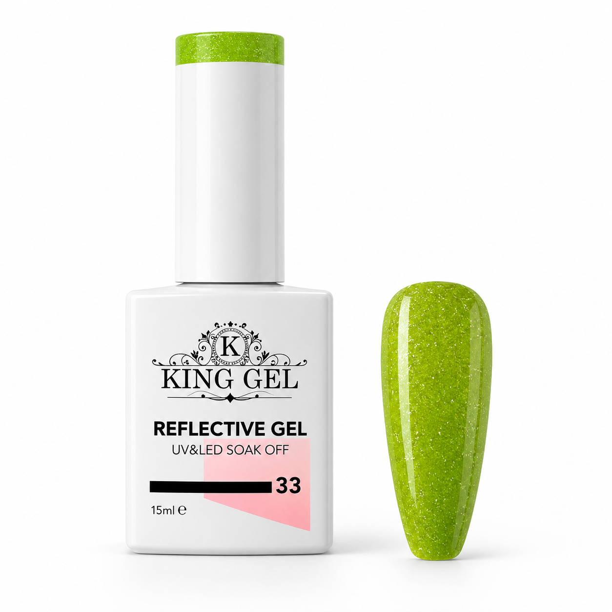 60 colors Reflective gel Collection - KingGel Brand