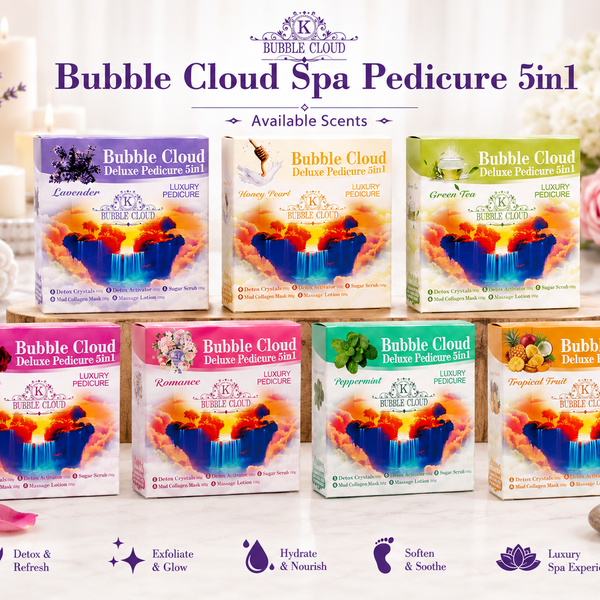 Bubble Cloud 5in1 Deluxe Pedicure Spa - 1 case (50pc)