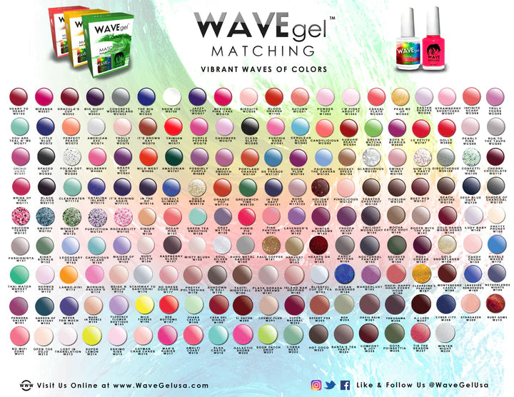 Wave Gel & Lacquer & Dip COLLECTION - 50  - 226 COLORS (177 colors)