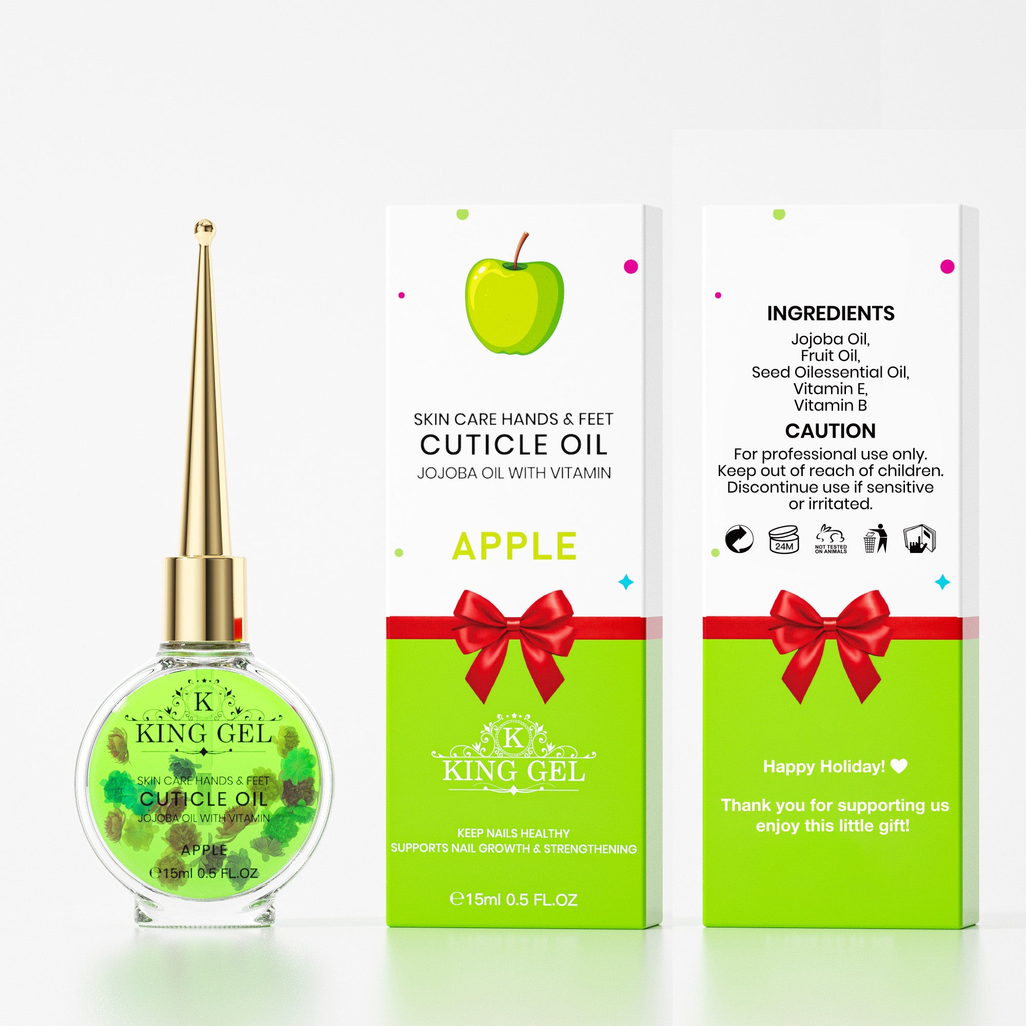 Kinggel Cuticle Oil Gift + Gift Box