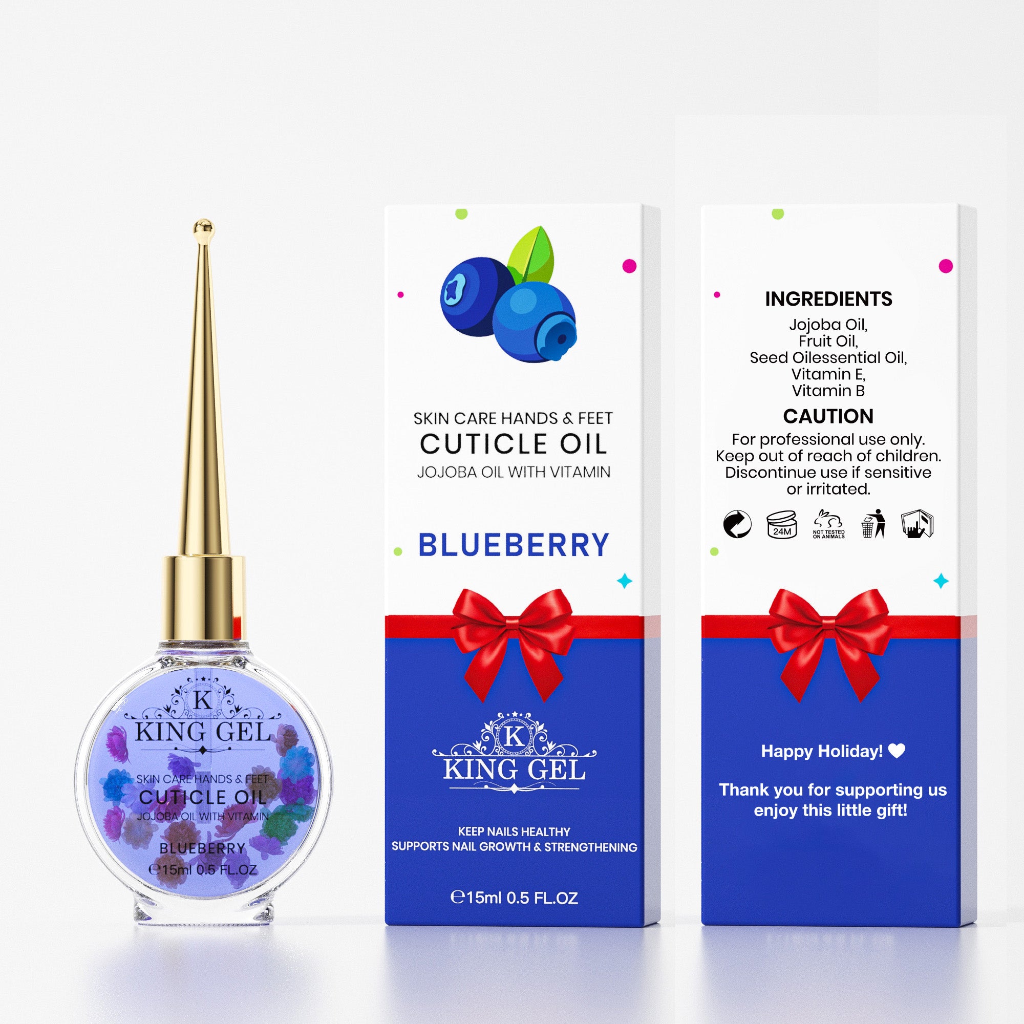 Kinggel Cuticle Oil Gift + Gift Box