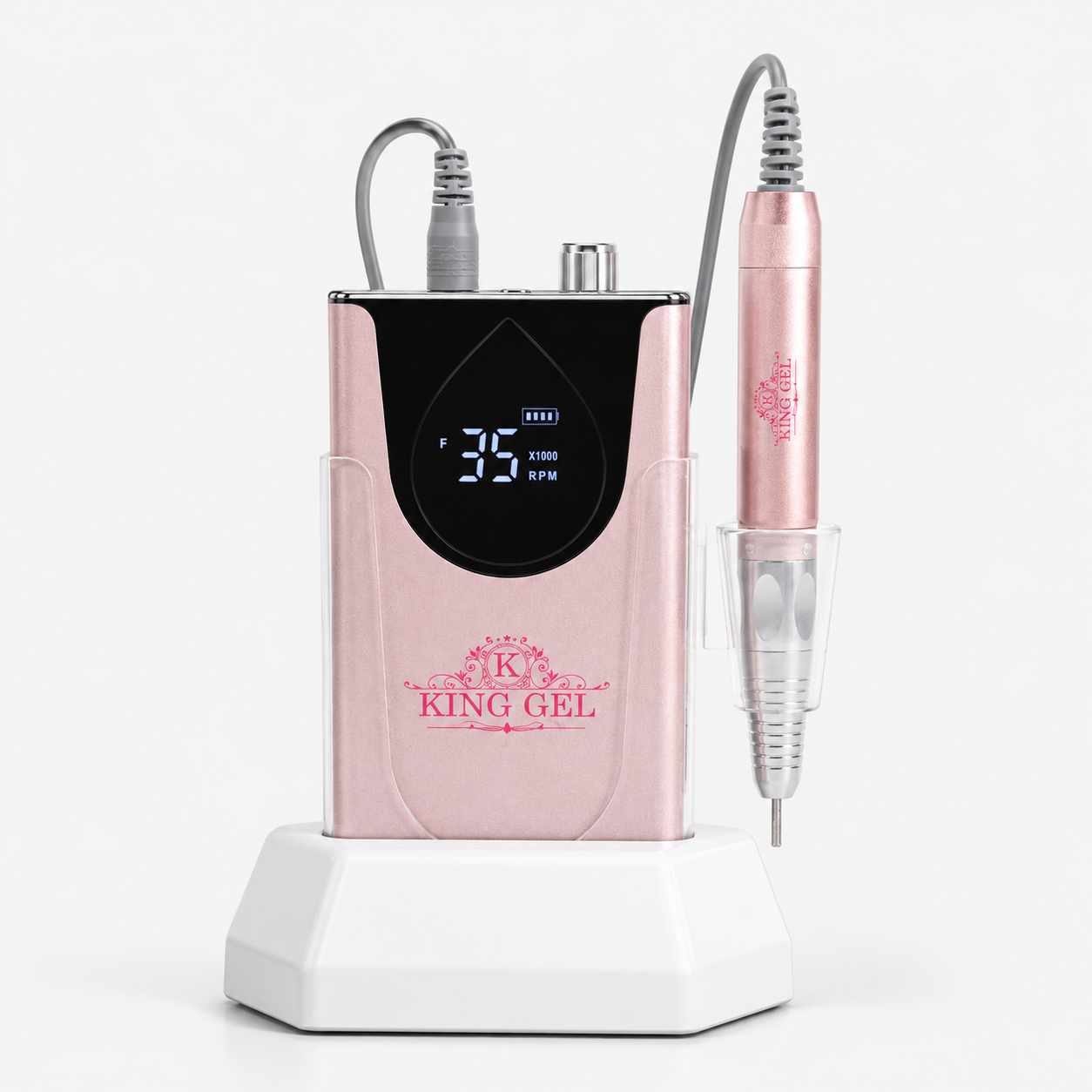 Cordless Nail Drill 35K (Professional Use) - Rose Gold