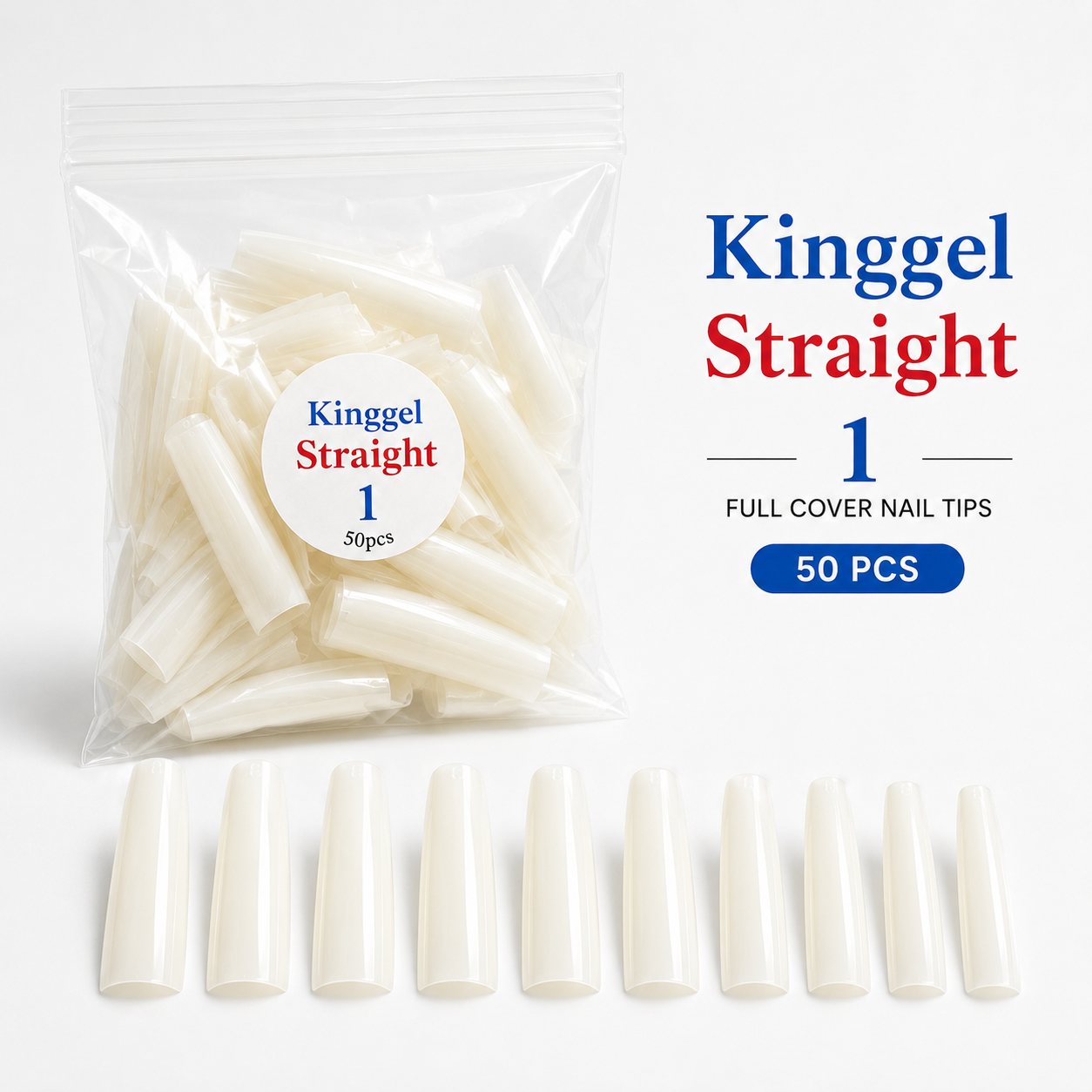 Acrylic Nail Tip Straight Shape