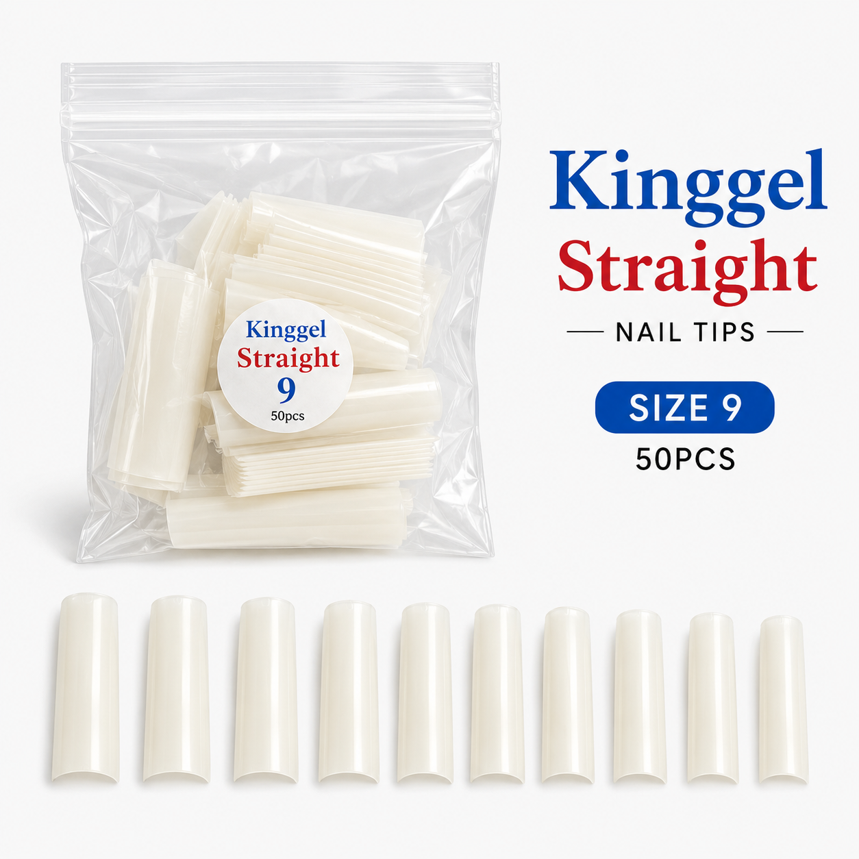Acrylic Nail Tip Straight Shape