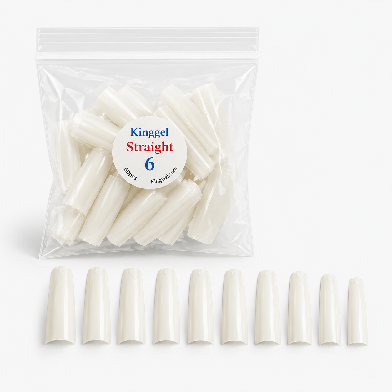 Acrylic Nail Tip Straight Shape