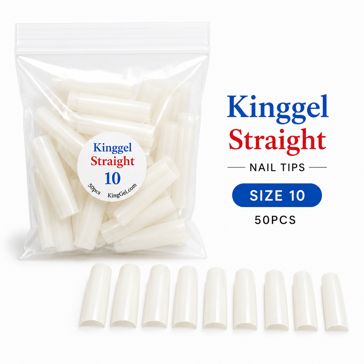 Acrylic Nail Tip Straight Shape