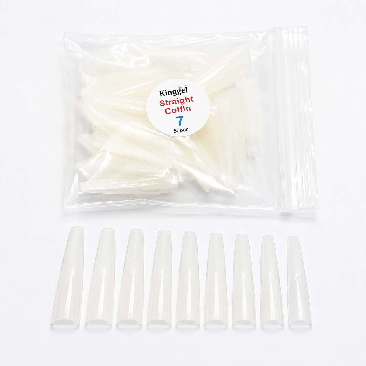 Acrylic Nail Tip Straight Coffin