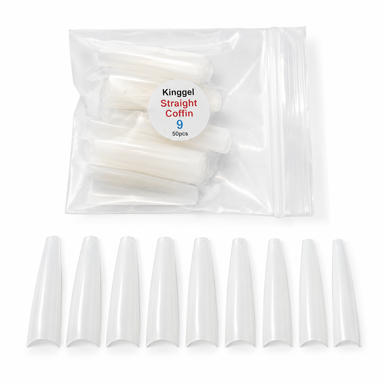 Acrylic Nail Tip Straight Coffin