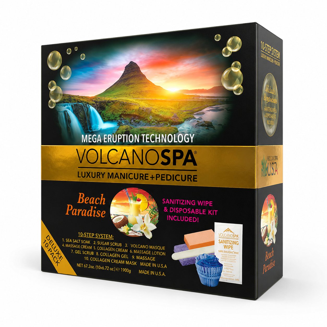 Volcano Spa 10in1 CBD Deluxe Pedicure - 1 case (36pc)