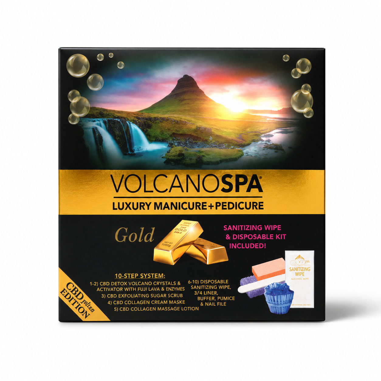 Volcano Spa 10in1 CBD Deluxe Pedicure - 1 case (36pc)