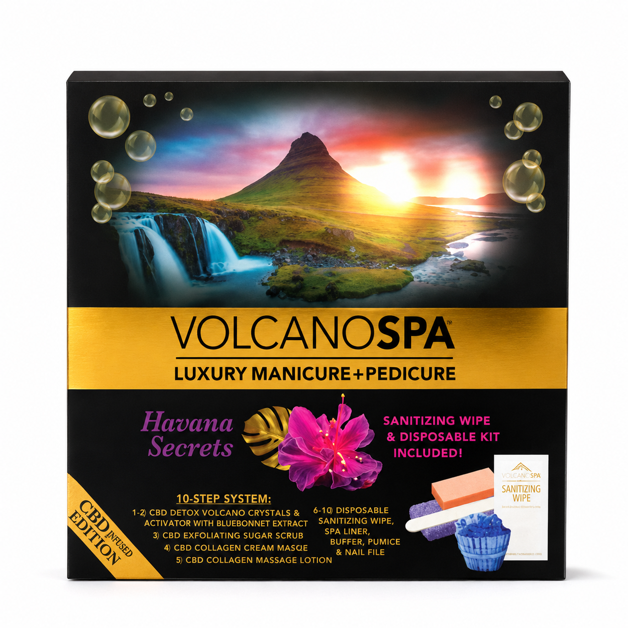 Volcano Spa 10in1 CBD Deluxe Pedicure - 1 case (36pc)