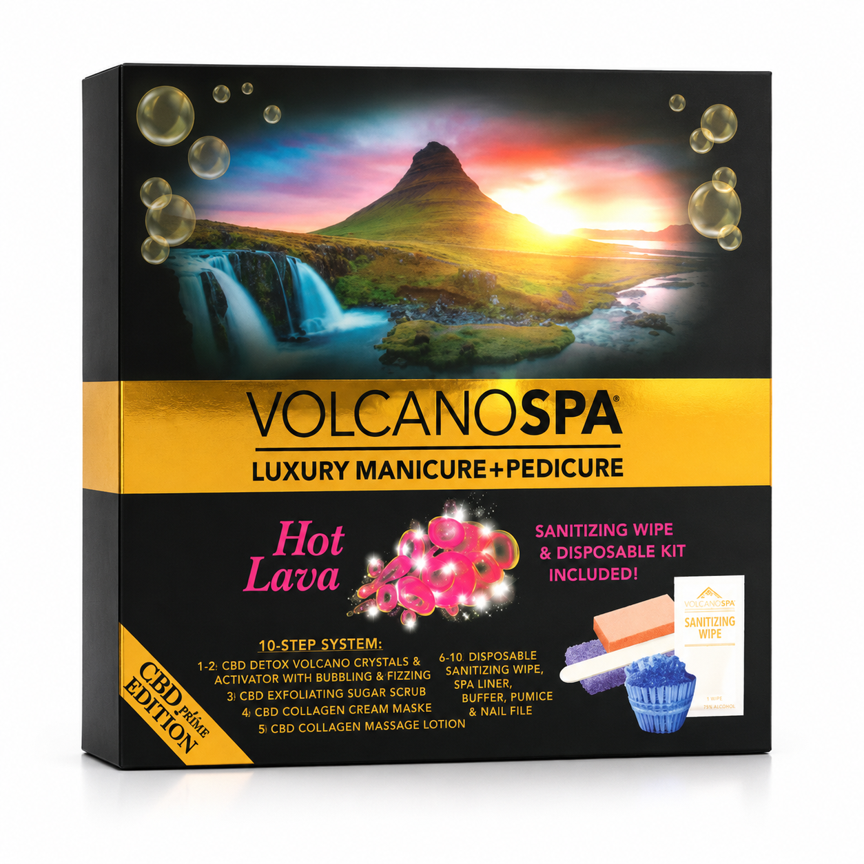 Volcano Spa 10in1 CBD Deluxe Pedicure - 1 case (36pc)