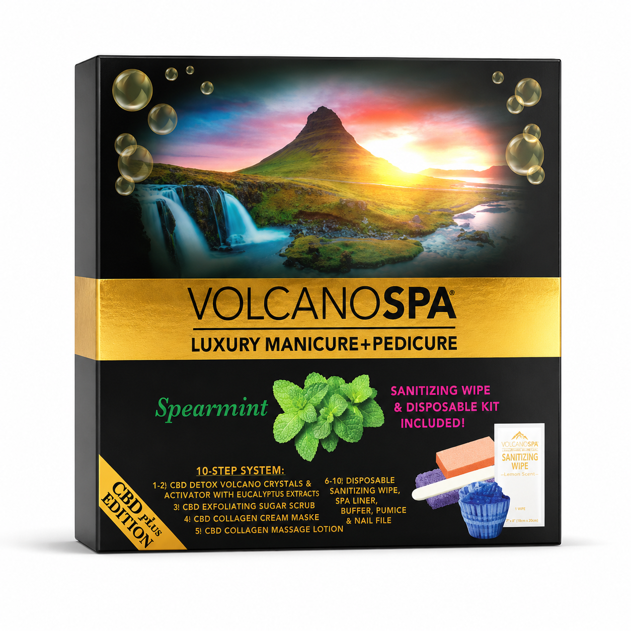 Volcano Spa 10in1 CBD Deluxe Pedicure - 1 case (36pc)