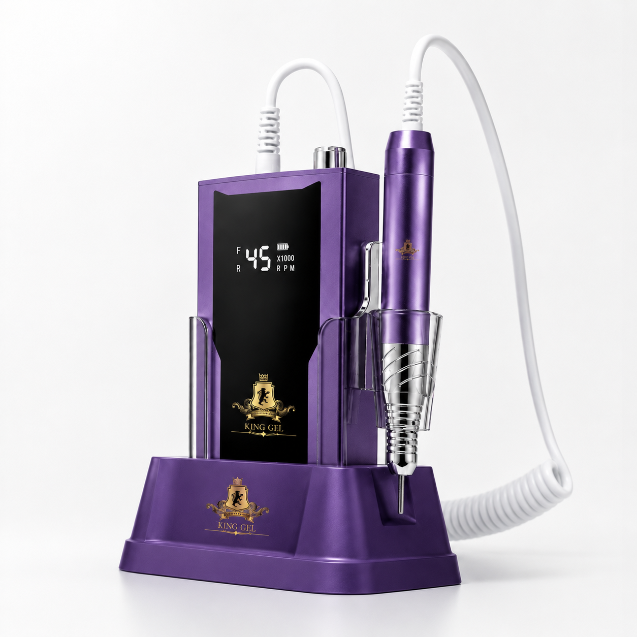 Cordless Nail Drill 45K (Professional Use) - Purple