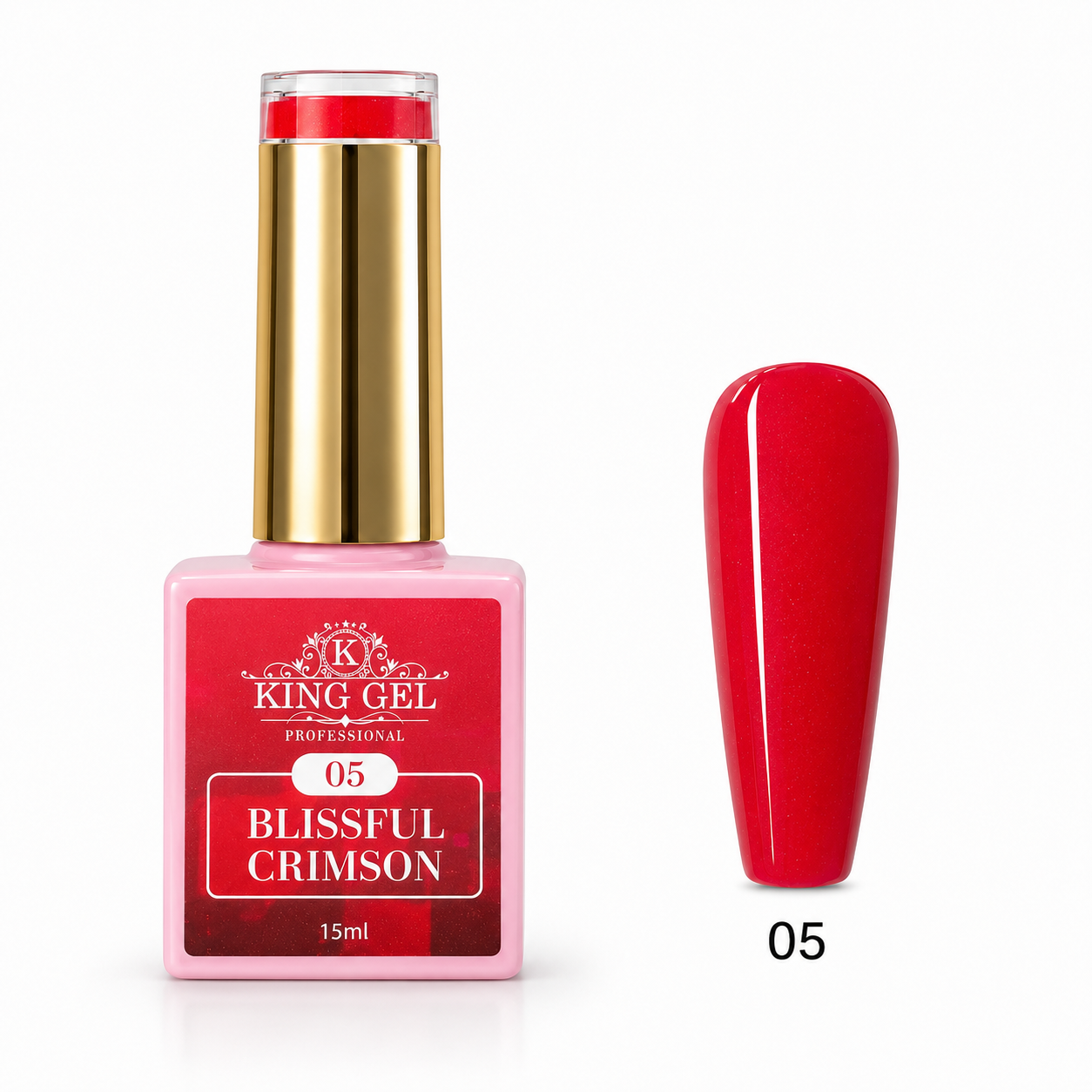 12 Gel Colors Blissful Crimson Collection - KingGel Brand shade 5