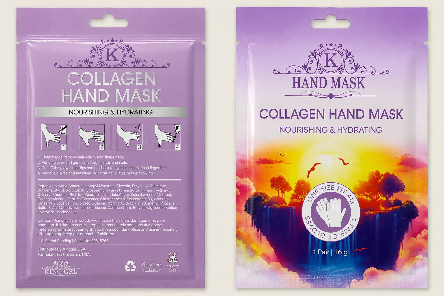 Collage Socks / Collagen Gloves