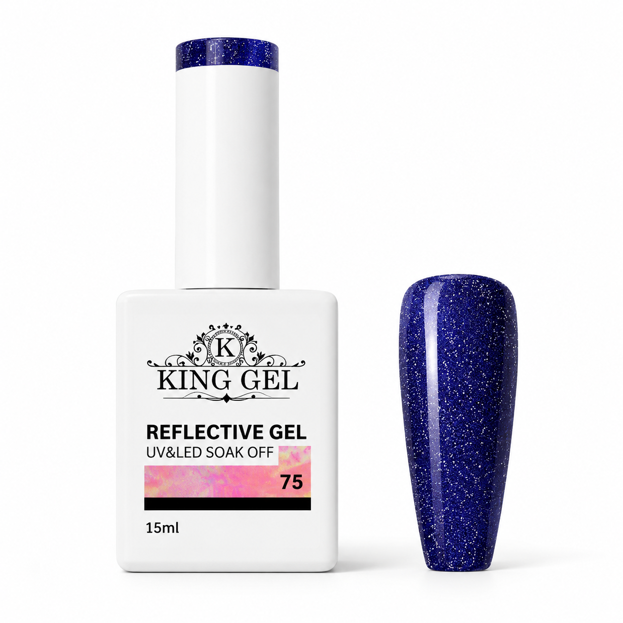 60 colors Reflective gel Collection - KingGel Brand