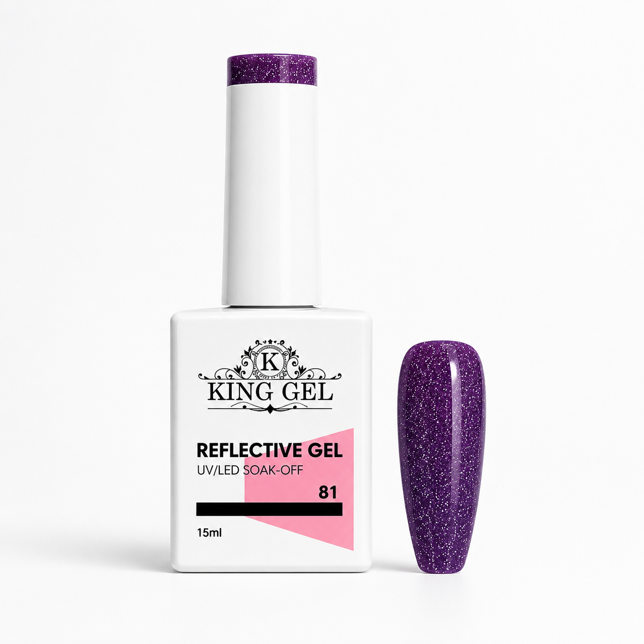 60 colors Reflective gel Collection - KingGel Brand