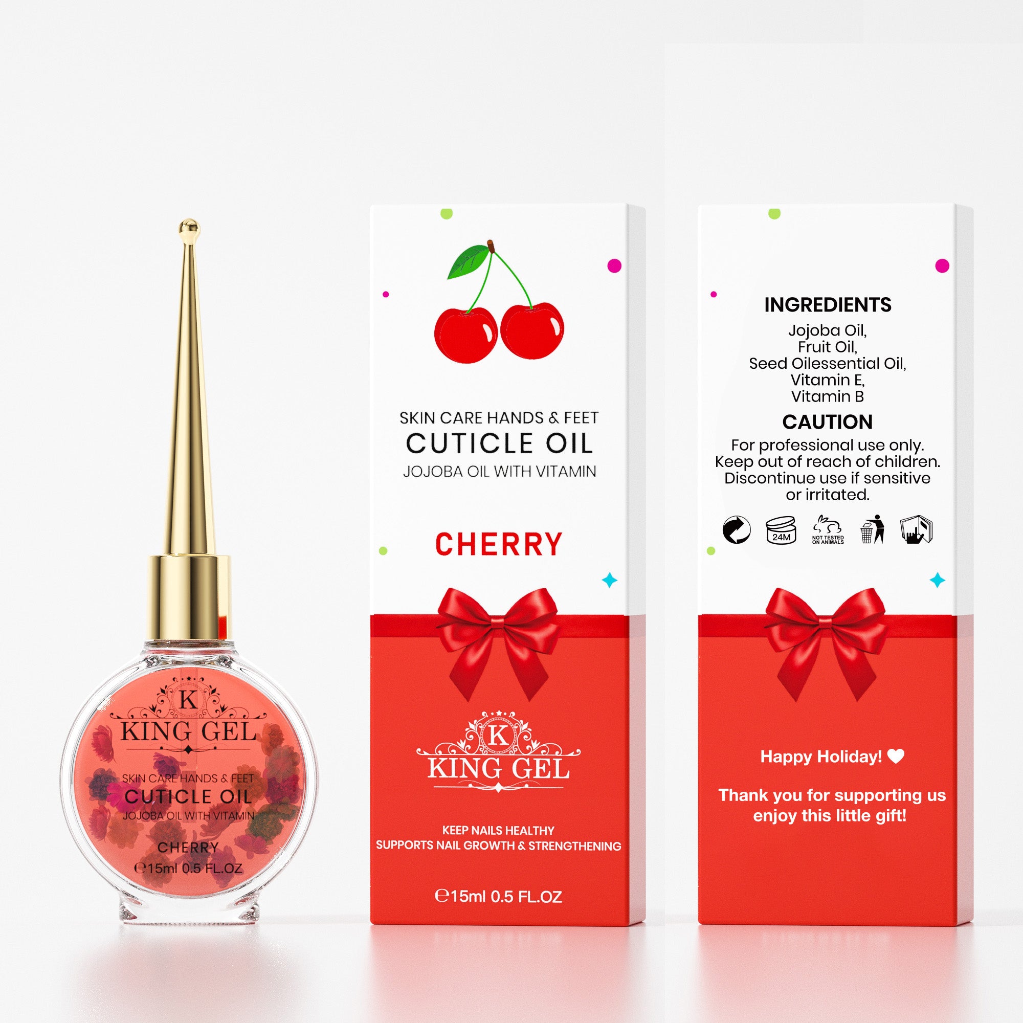 Kinggel Cuticle Oil Gift + Gift Box