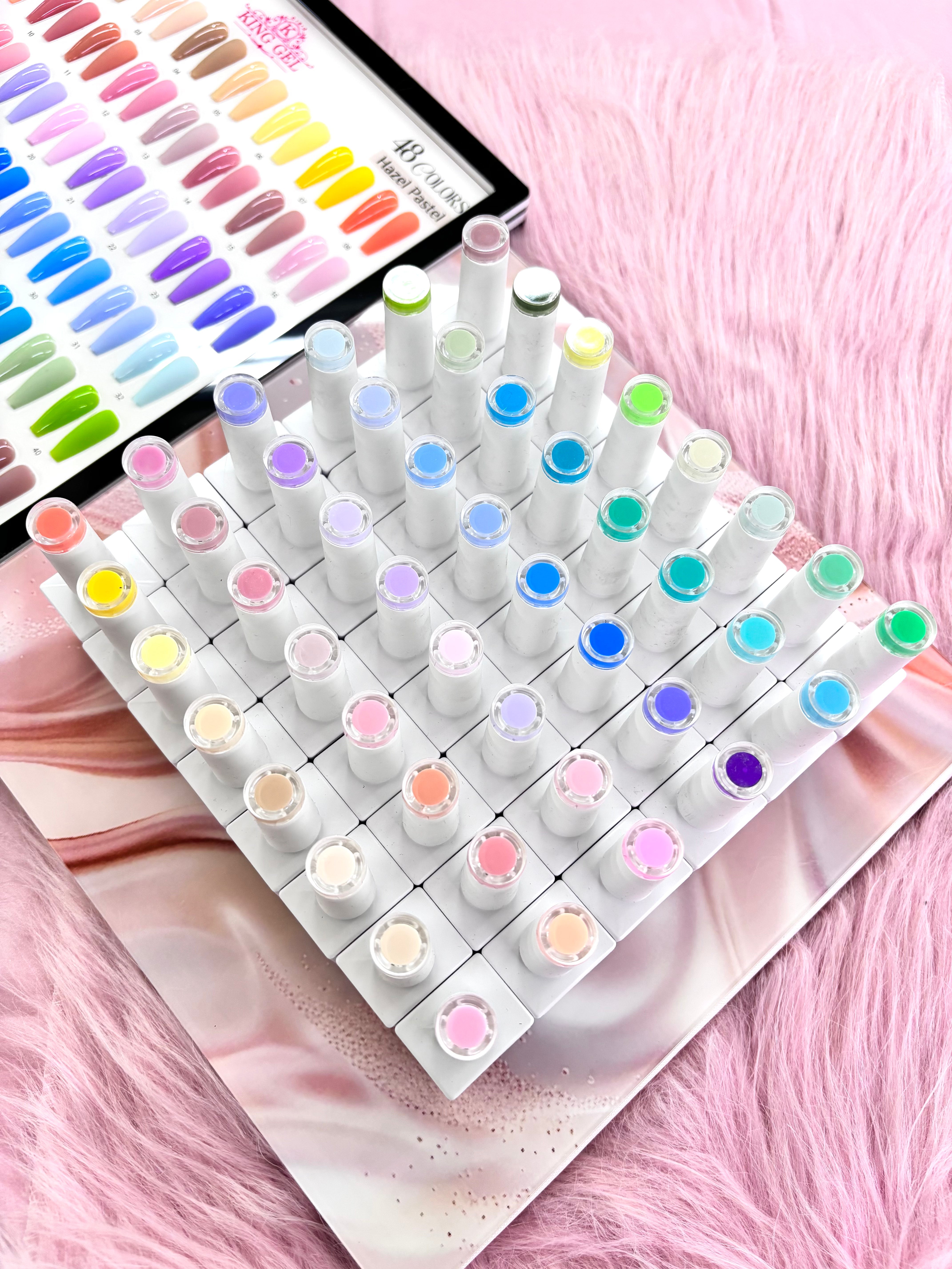 48 colors Hazel Pastel Collection - KingGel