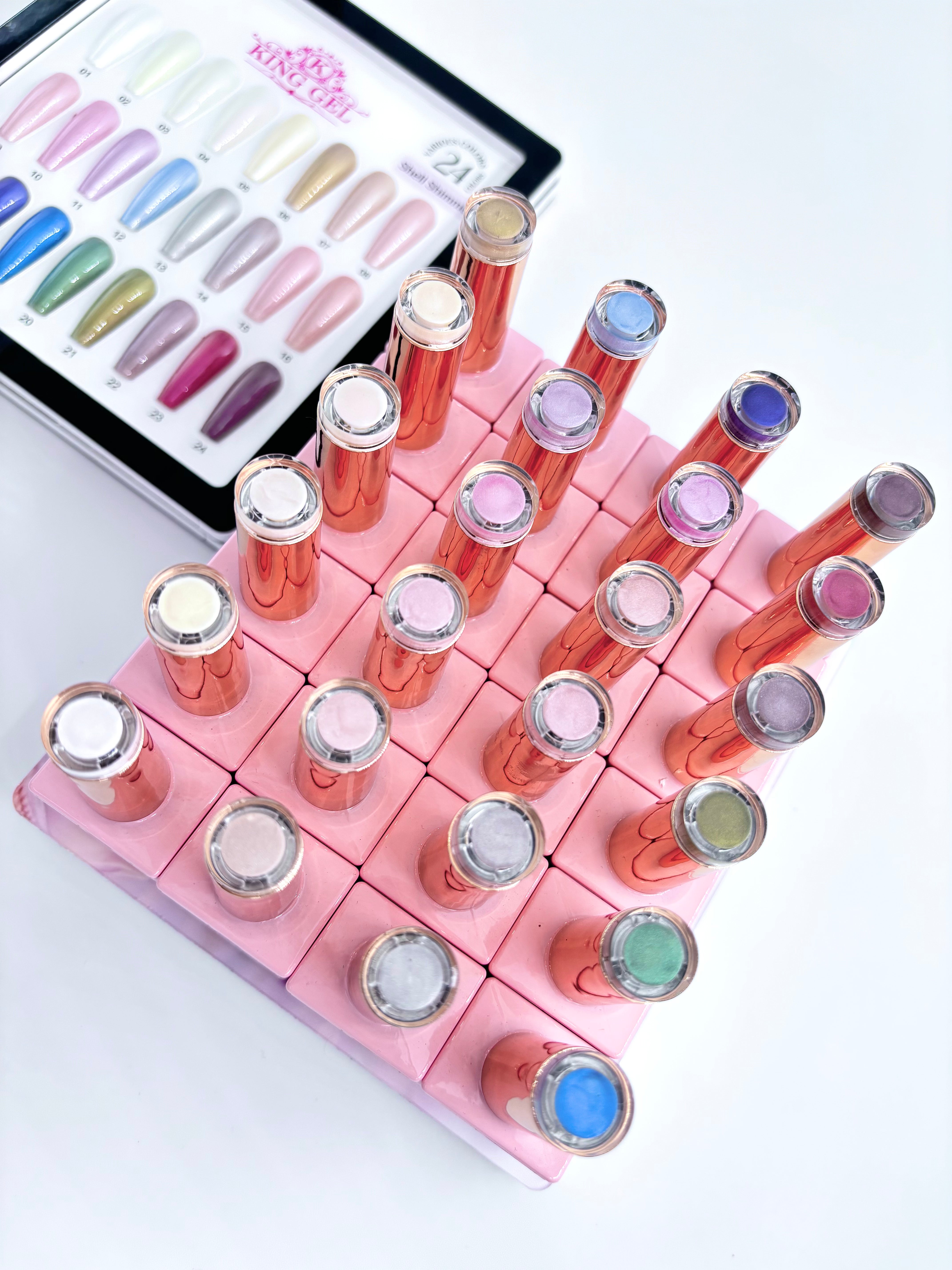 24 colors Shell Shimmer Collection - KingGel