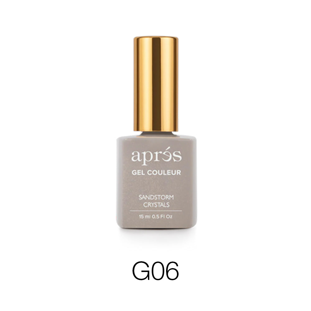 Apres - Gel Couleur #G Collection (HEMA/TPO Free) - #G06 SANDSTORM CRYSTALS