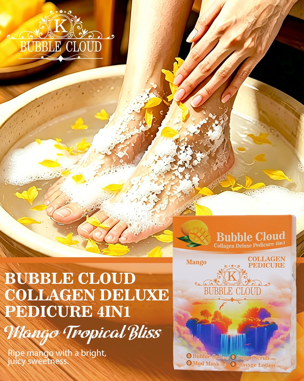 Bubble cloud deluxe 4in1 - 1 case (100pc)