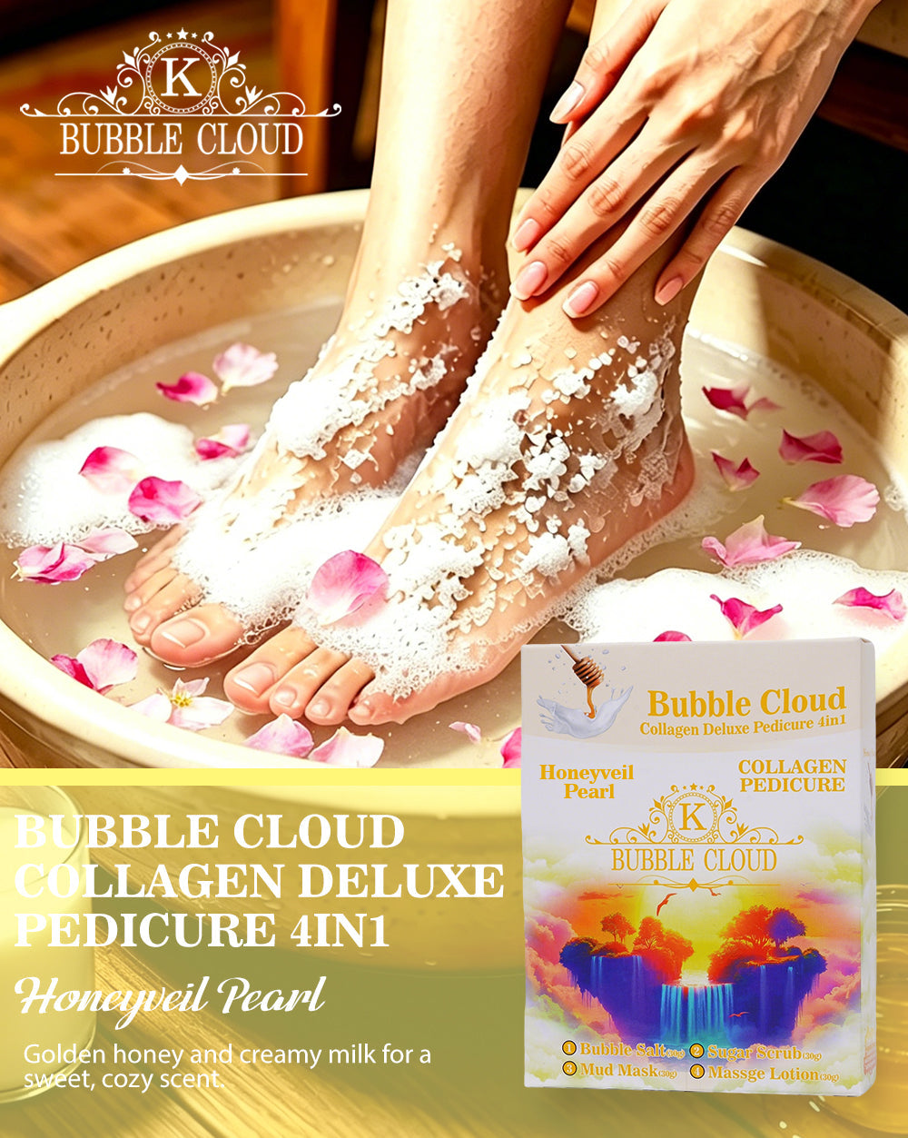 Bubble cloud deluxe 4in1 - 1 case (100pc)