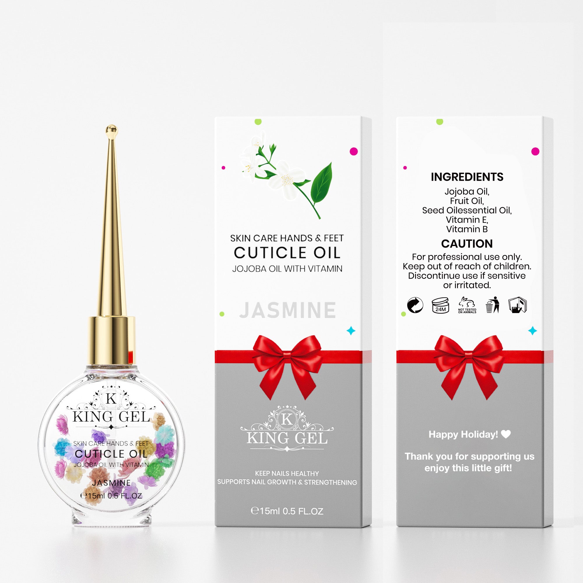 Kinggel Cuticle Oil Gift + Gift Box