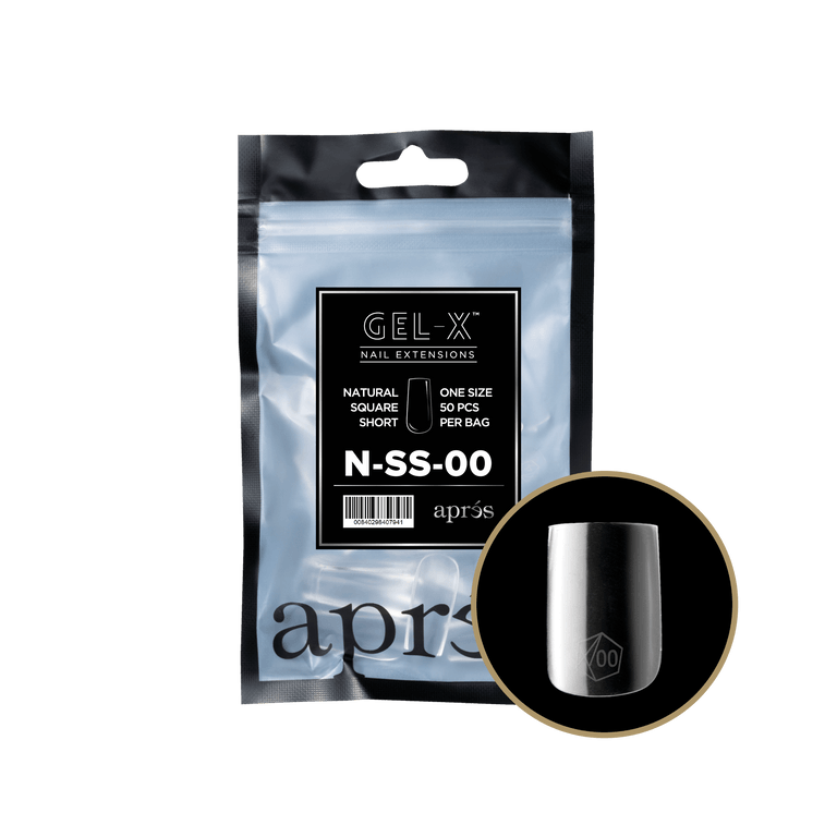 Soft Gel Tips - Gel X - Apres Natural Refill Bag