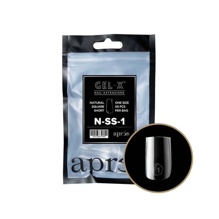 Soft Gel Tips - Gel X - Apres Natural Refill Bag