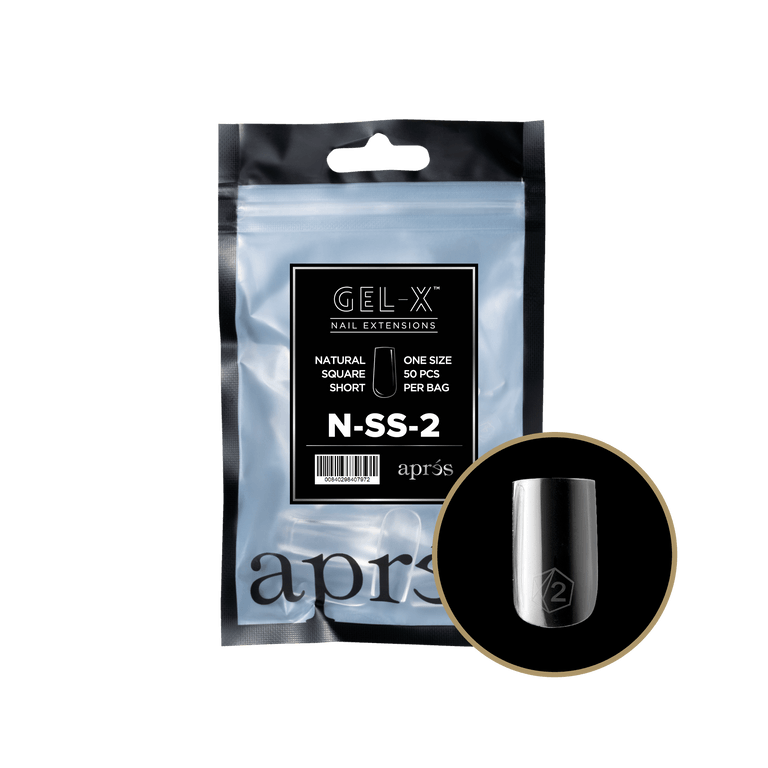 Soft Gel Tips - Gel X - Apres Natural Refill Bag