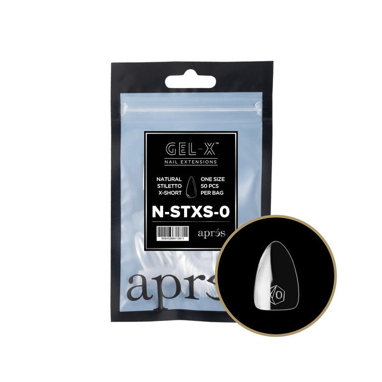 Soft Gel Tips - Gel X - Apres Natural Refill Bag