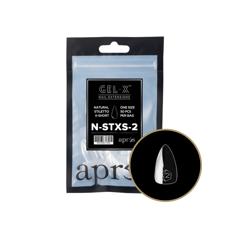 Soft Gel Tips - Gel X - Apres Natural Refill Bag