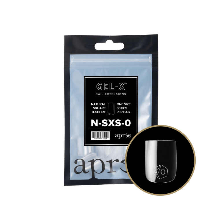 Soft Gel Tips - Gel X - Apres Natural Refill Bag