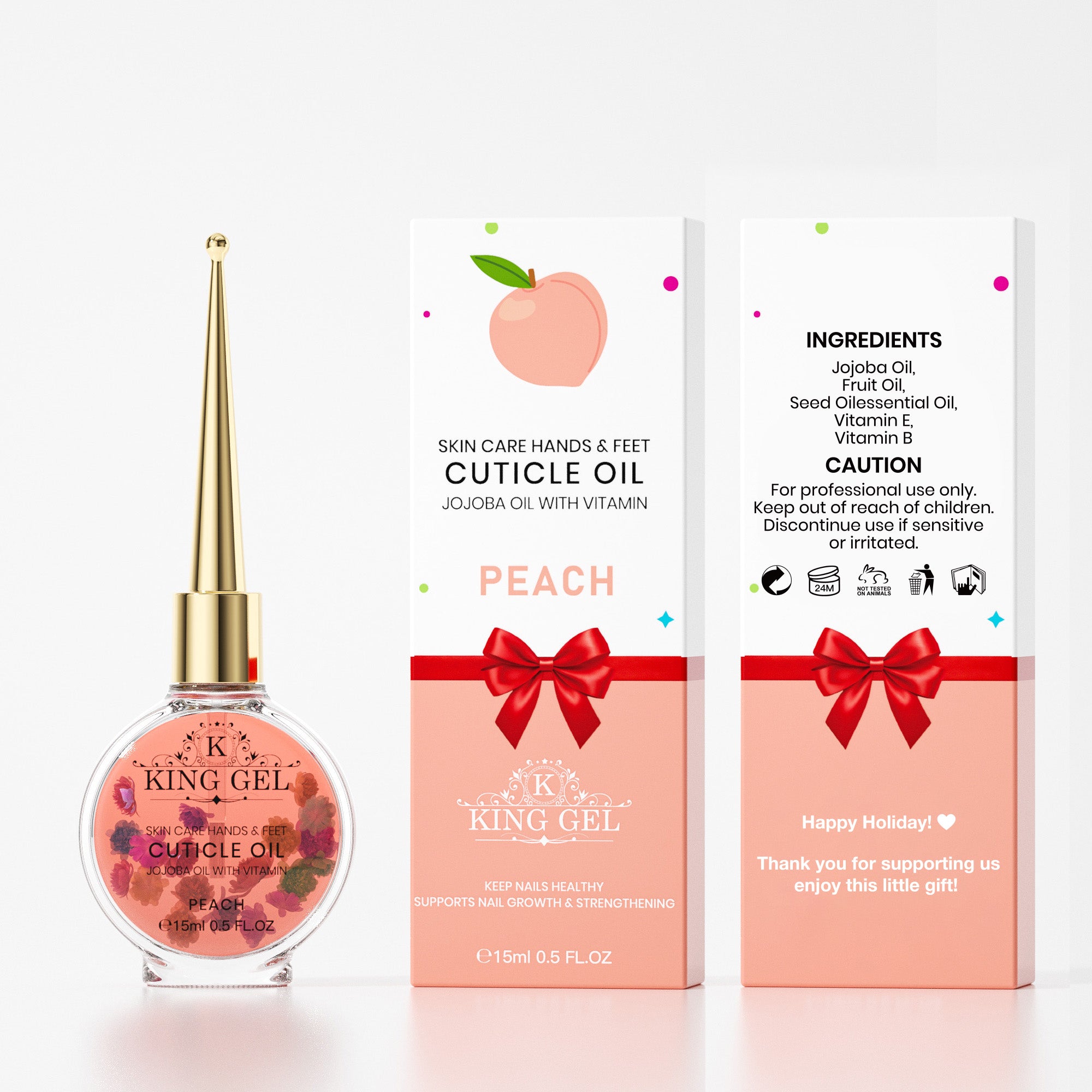Kinggel Cuticle Oil Gift + Gift Box