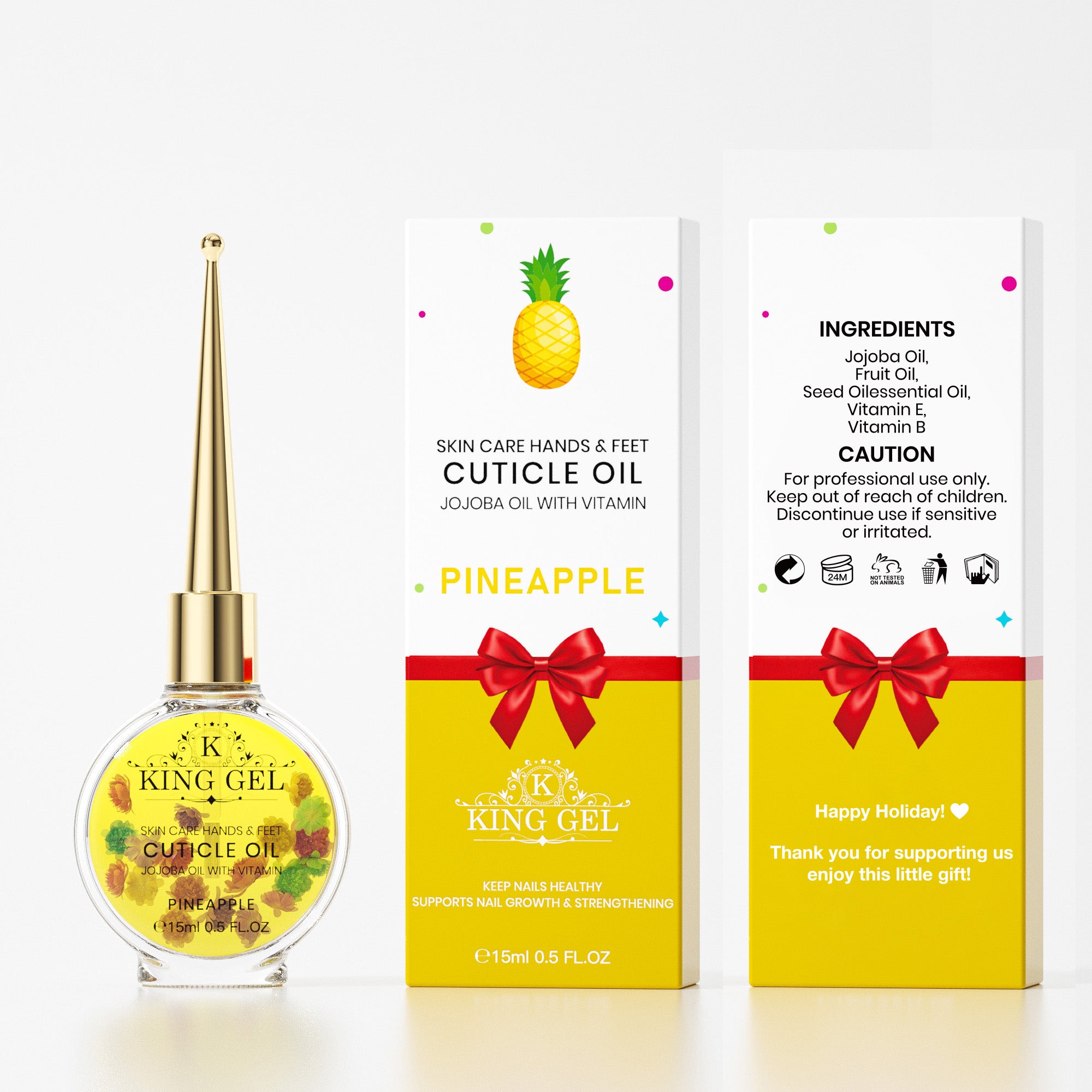 Kinggel Cuticle Oil Gift + Gift Box