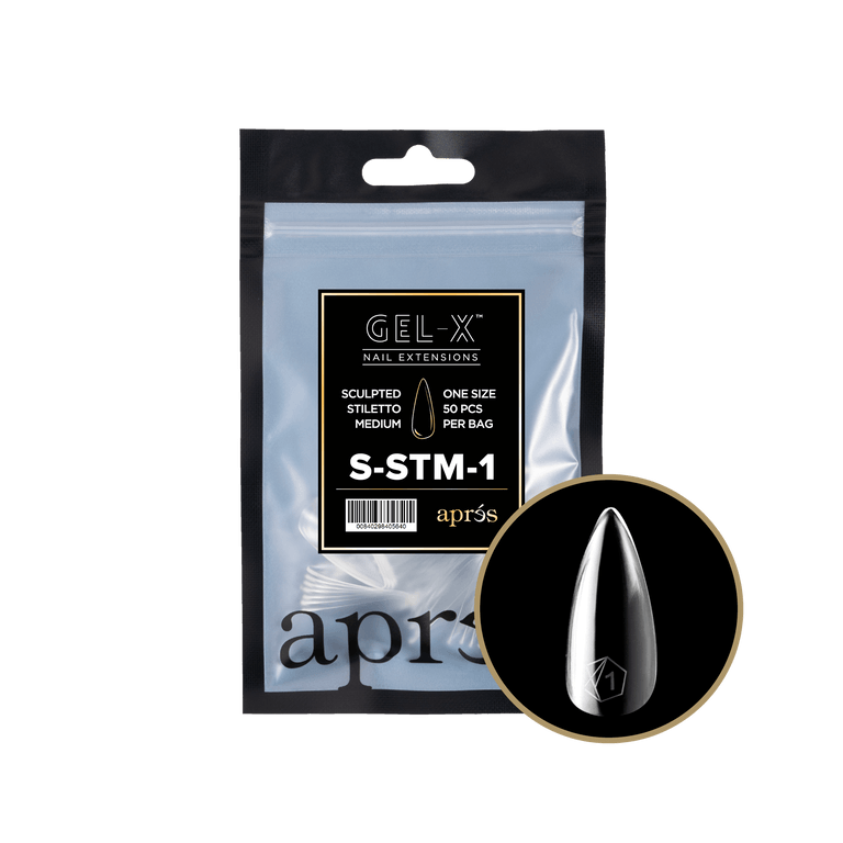 Soft Gel Tips - Gel X - Apres Natural Refill Bag