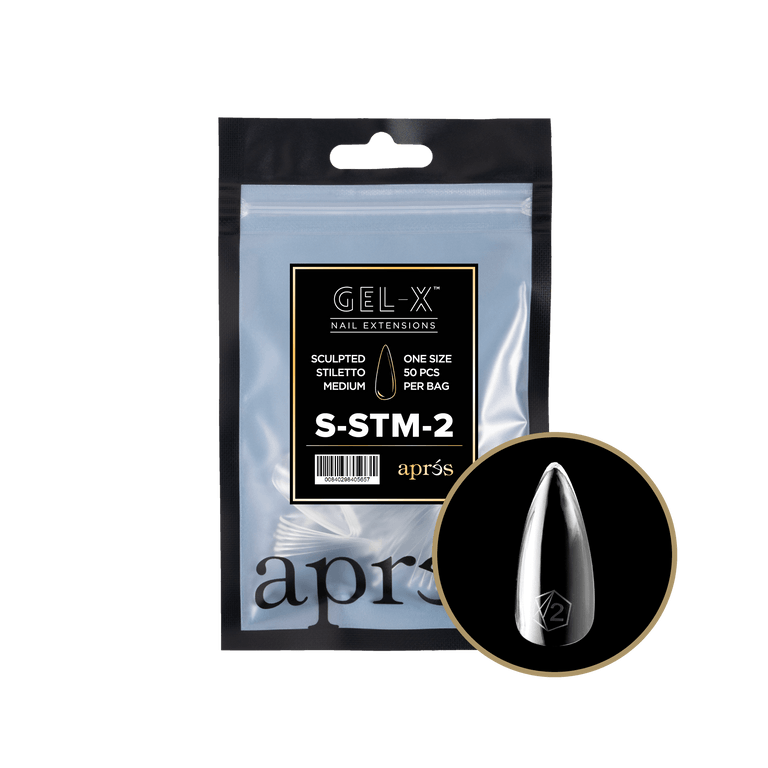 Soft Gel Tips - Gel X - Apres Natural Refill Bag