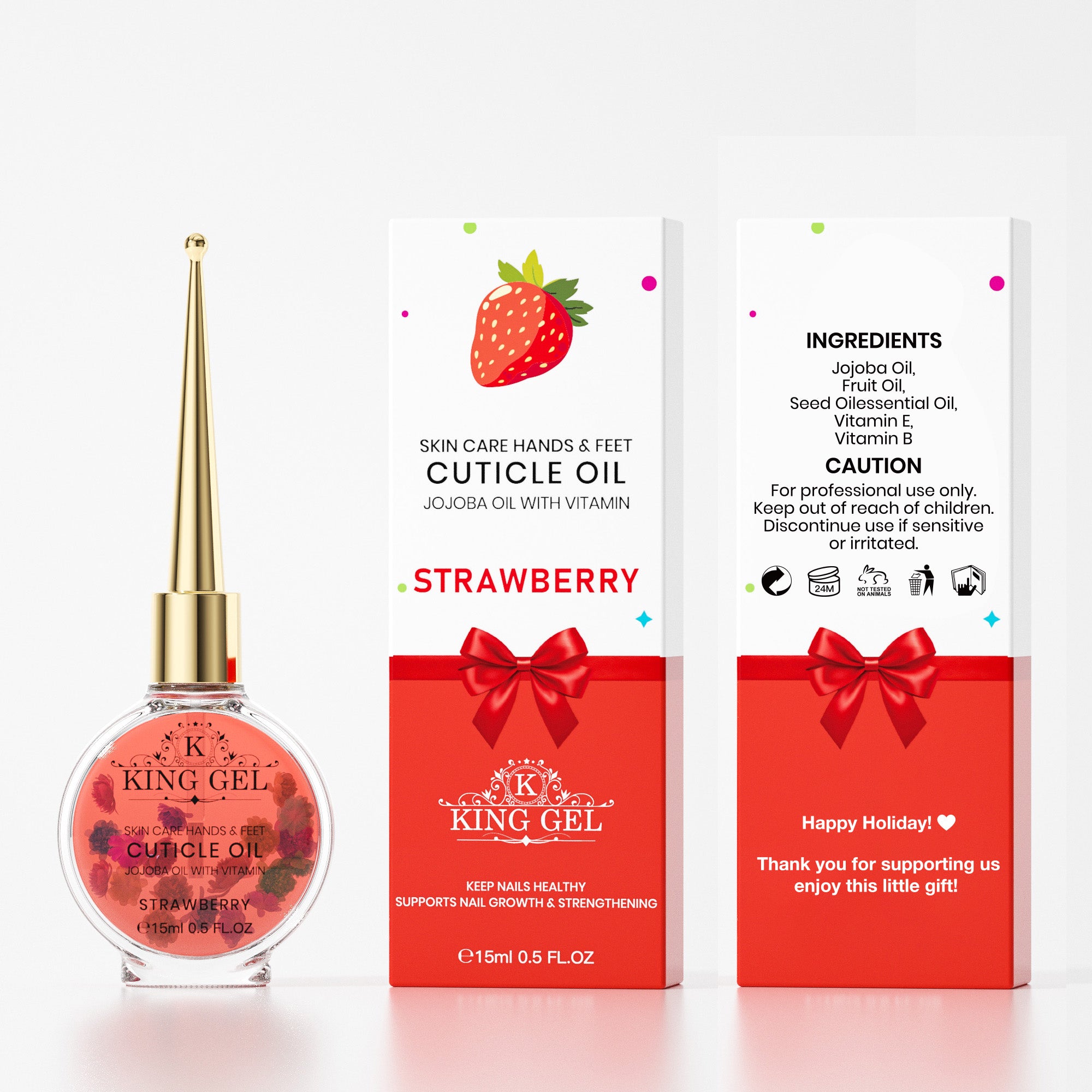 Kinggel Cuticle Oil Gift + Gift Box